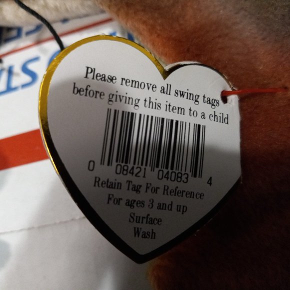 Ty Beanie Baby The Beanie Babies Collection "Claude The Crab" 1996 "Retired" PVC - Picture 4 of 15